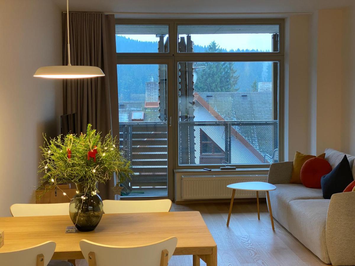 Luxusni Apartman U Sjezdovek S Garazi Harrachov Buitenkant foto